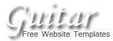 Guitar Website Template Guitar Template