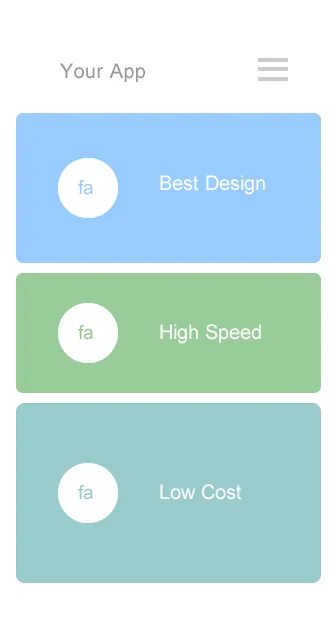 App on Mobile mockup