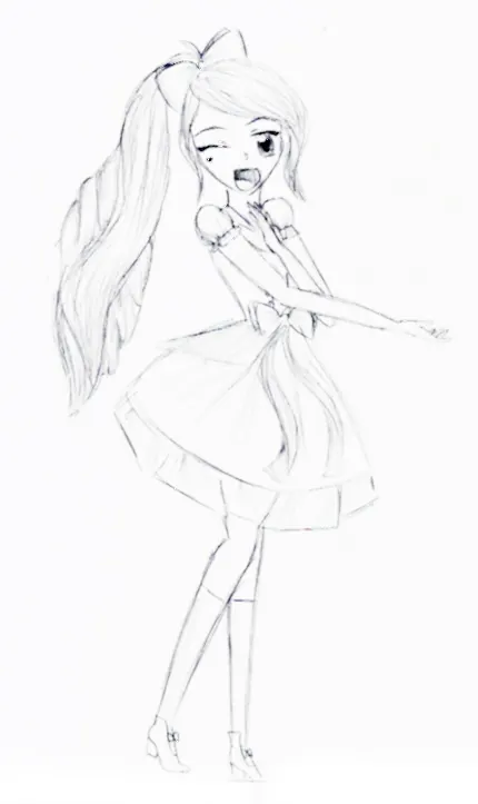 Comic Girl Sketch