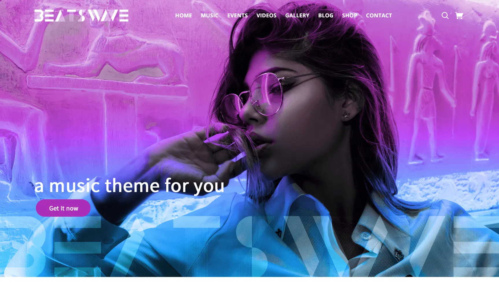 beateswave music template white demo