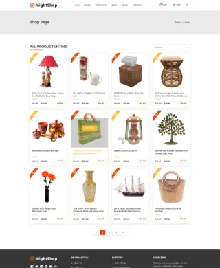 Shop Page