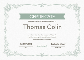 certificat