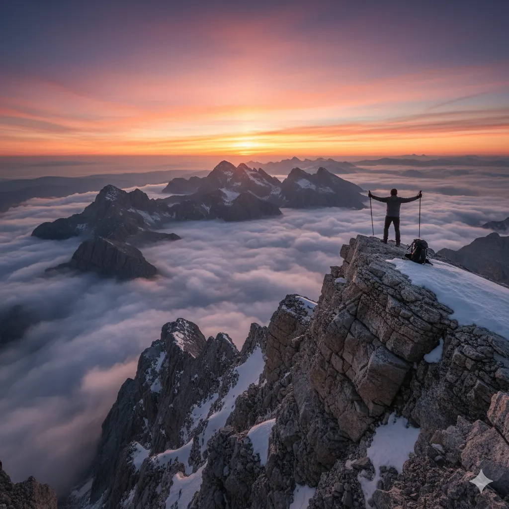 Mountain Peak View