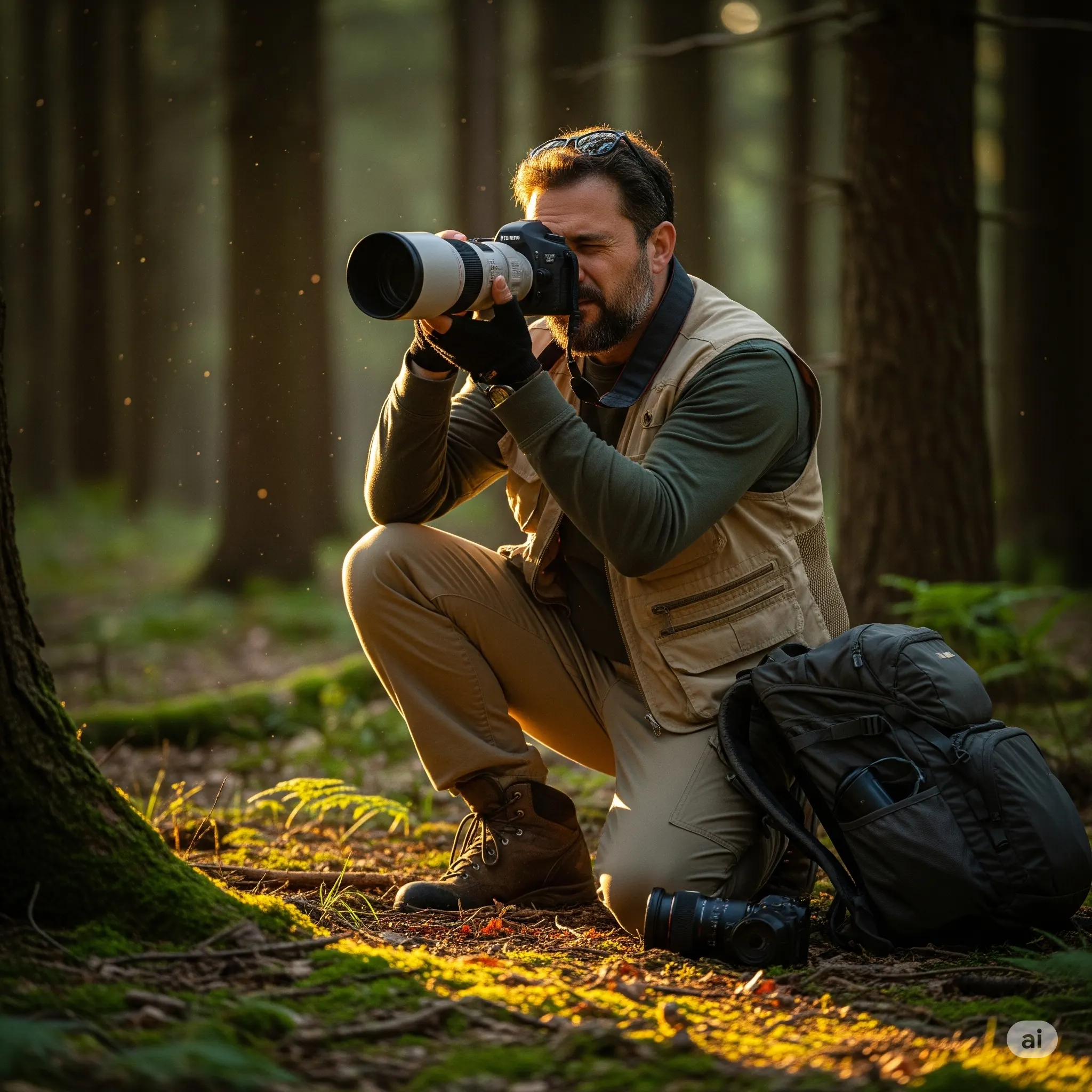 A photo of the photographer