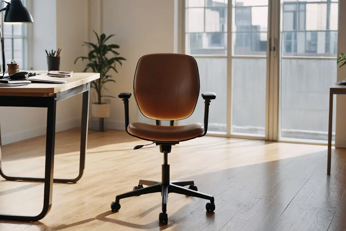 An empty office chair