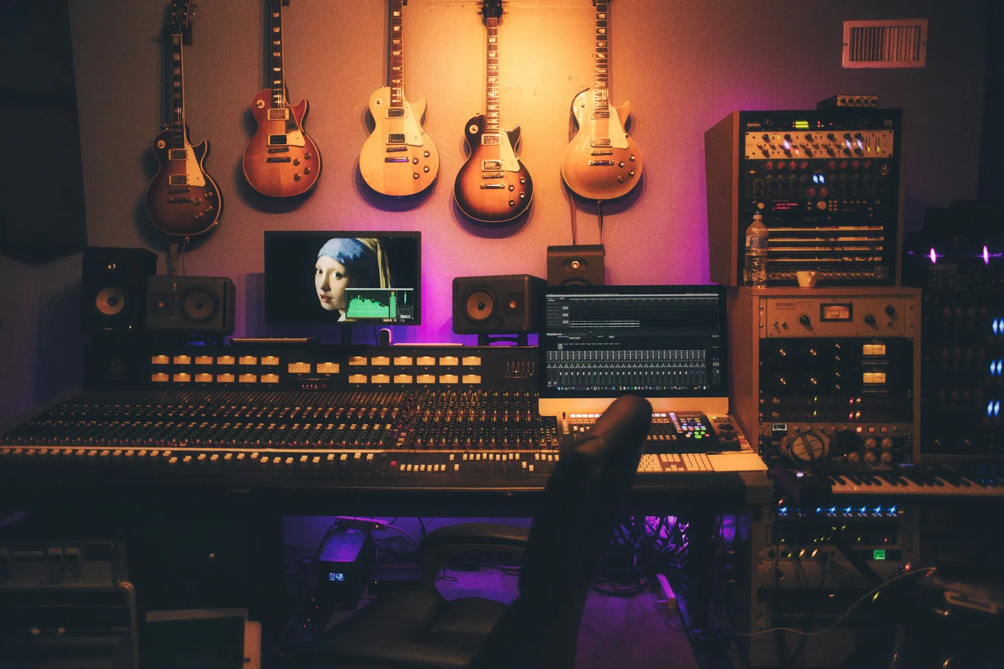 Music Producer in Studio