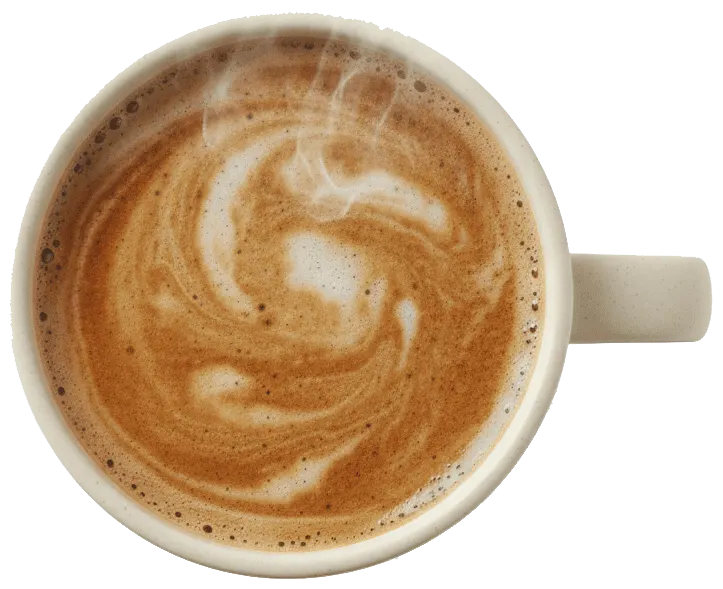 Hot americano coffee without milk