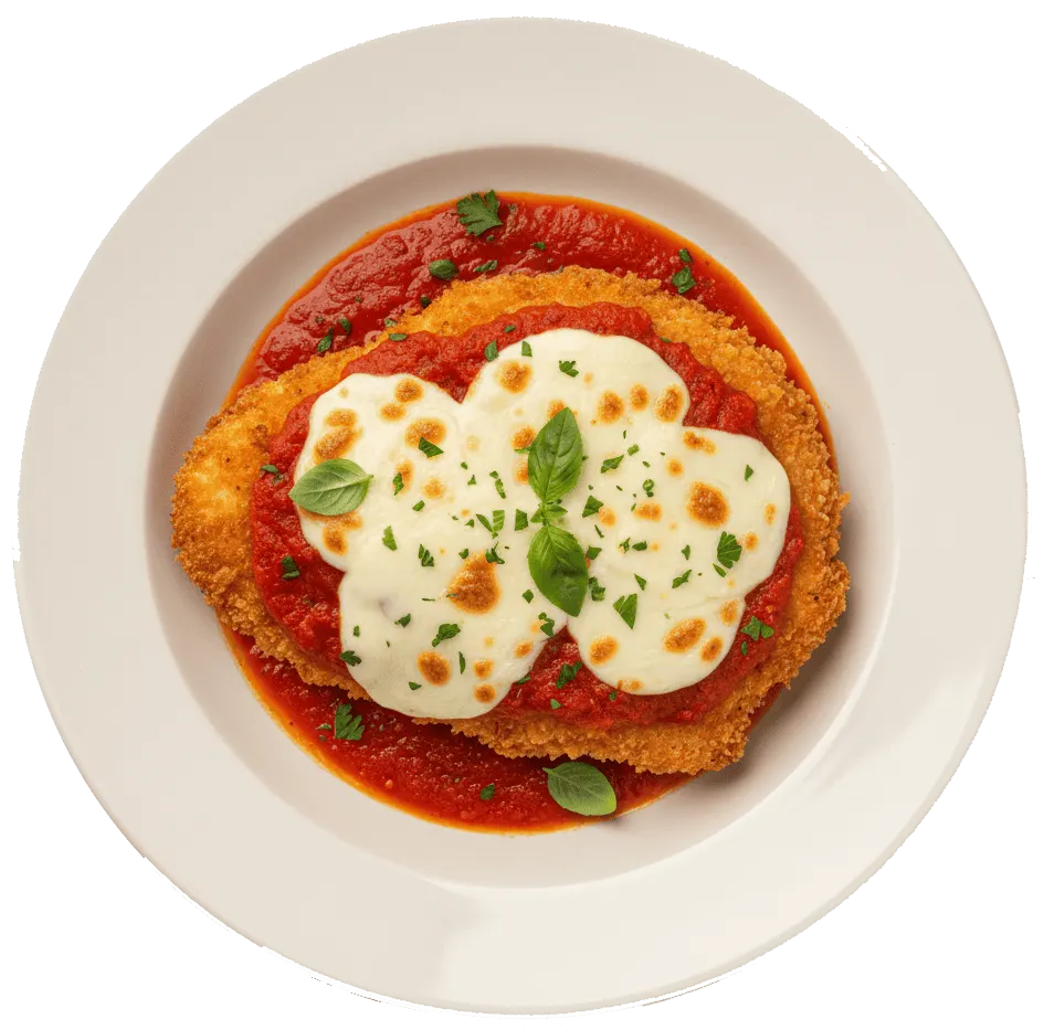 Breaded chicken parmesan