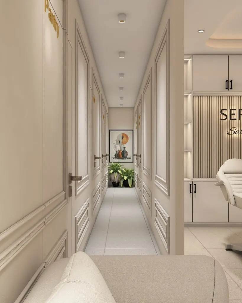 Luxury spa interior