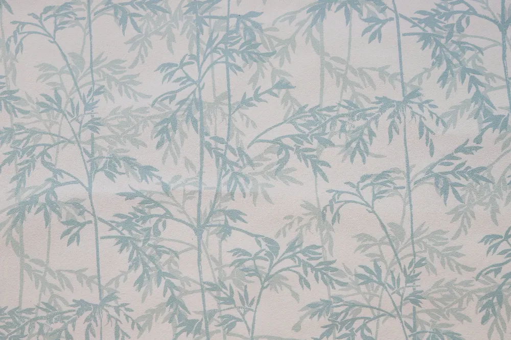 Wall after wallpaper installation