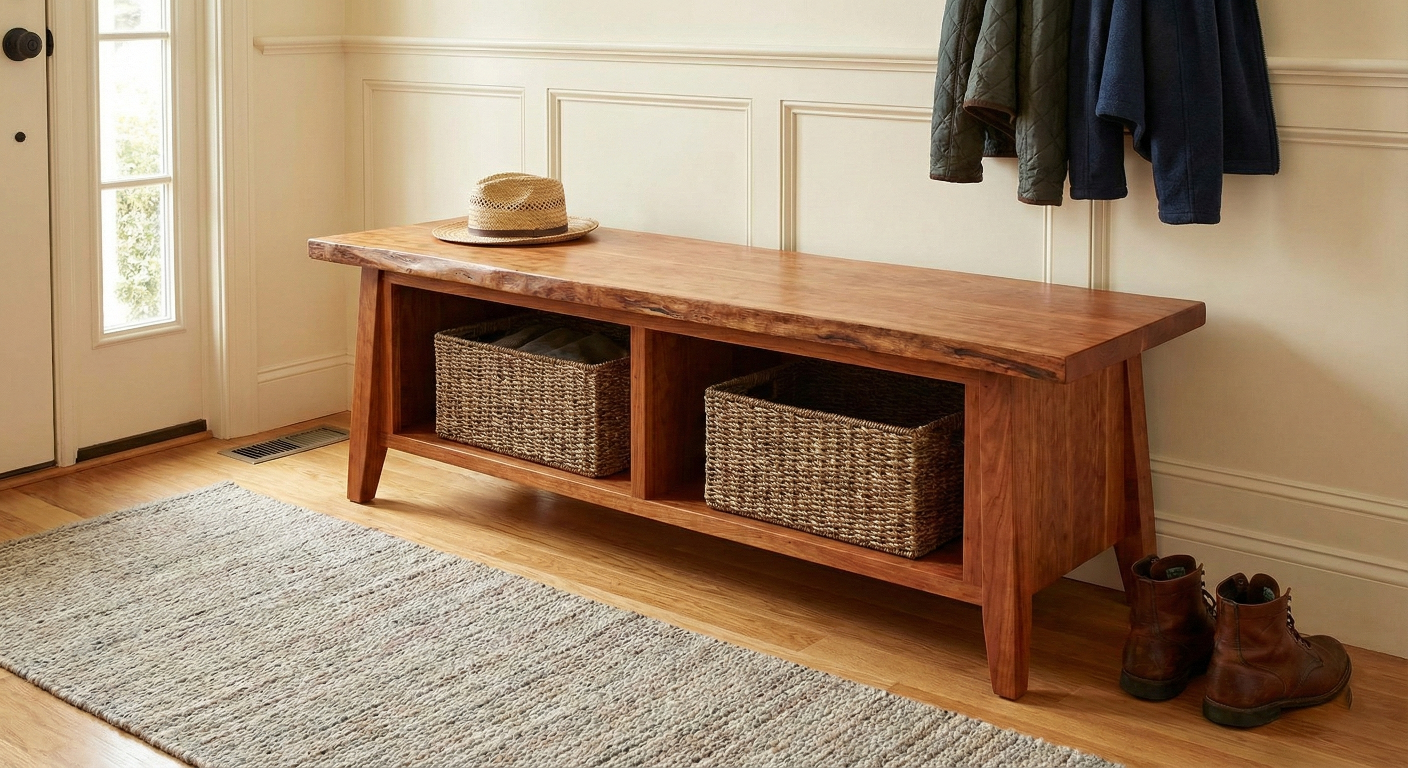 Wooden Bench