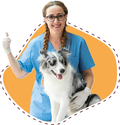 Woman with dog