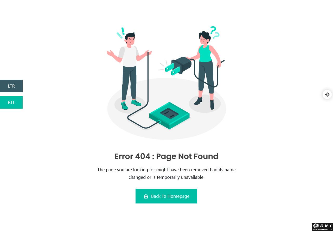创意404错误页面设计模板合集-PC预览