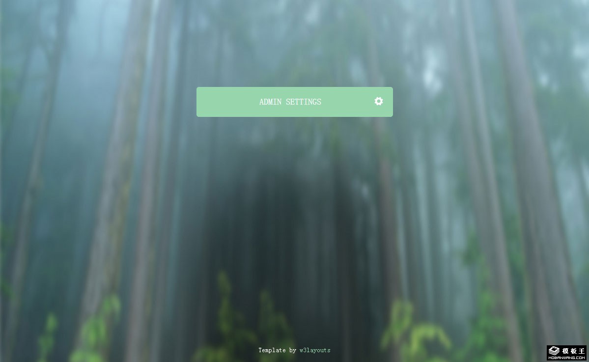 管理下拉菜单森林背景网页模板-PC预览