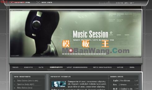 欧美商品网站模板