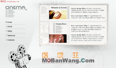 欧美电影发布信息网模板