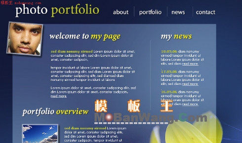 大自然摄影图片收集_欧美个人相册模板