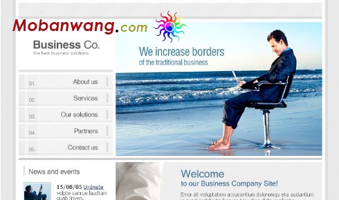 企业网络营销网页模板