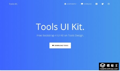 UIKIT工具响应式网页模板